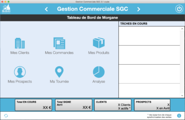 Accueil Gestion Commerciale SGC
